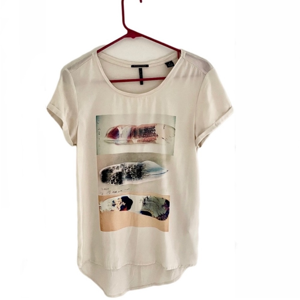 Maison Scotch (Scotch & Soda) feather top Size 2